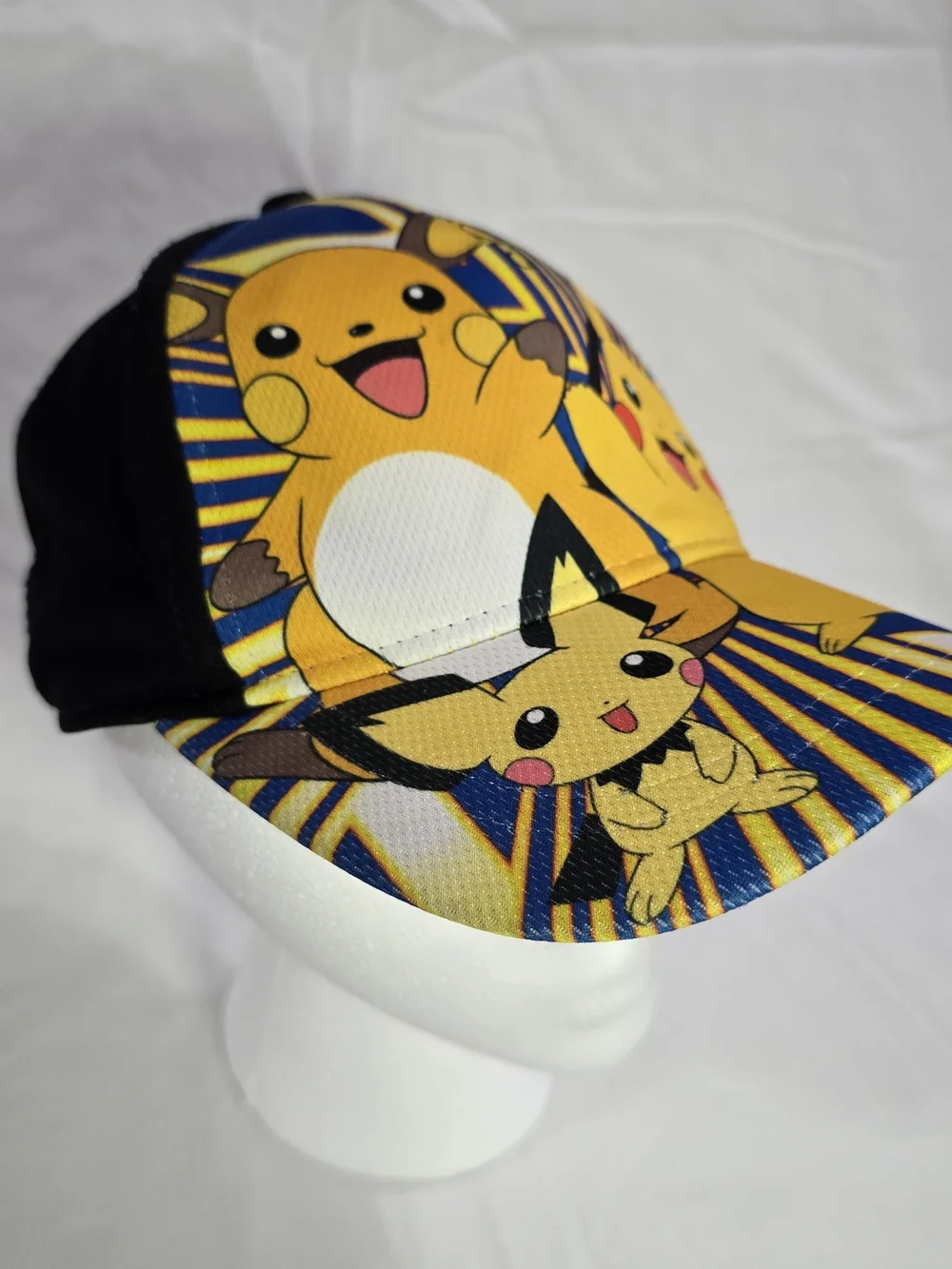 Pokemon Pikachu Pichu Raichu Youth Hat Snapback Cap Evolution OSFM